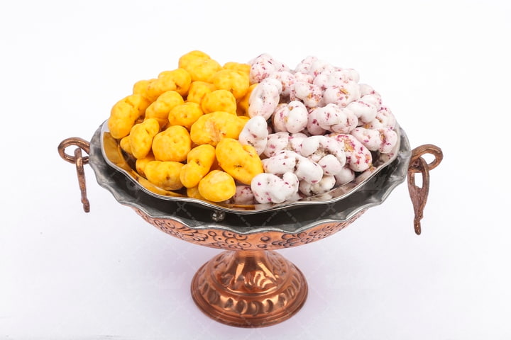 تصویر 1 از خرید نقل زعفرانی گردویی + قیمت فروش استثنایی